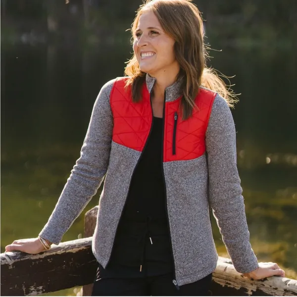 Zyia Active Quilted Ash Cabin Jacket sz XL - Image 5