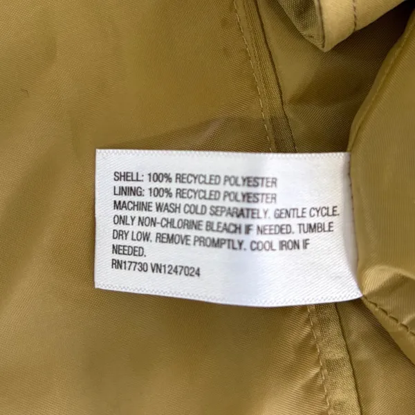 A New Day‎ Womens Large Mustard Yellow Double Breasted Trench Coat with Belt - Image 11