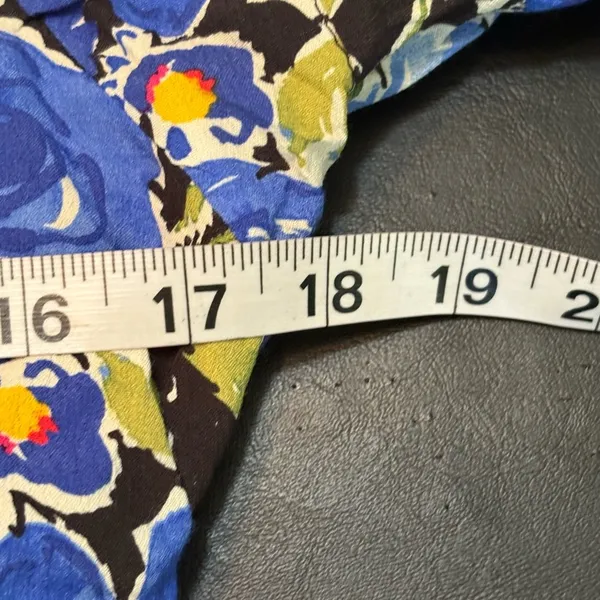 Zara Floral One-Shoulder Blouse - size M - Image 10