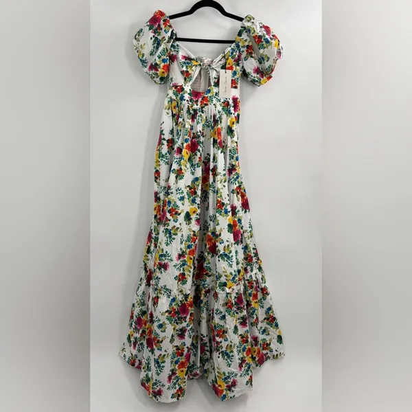 Cara Cara Payton Off-Shoulder Cutout Poplin Maxi Dress - Image 5