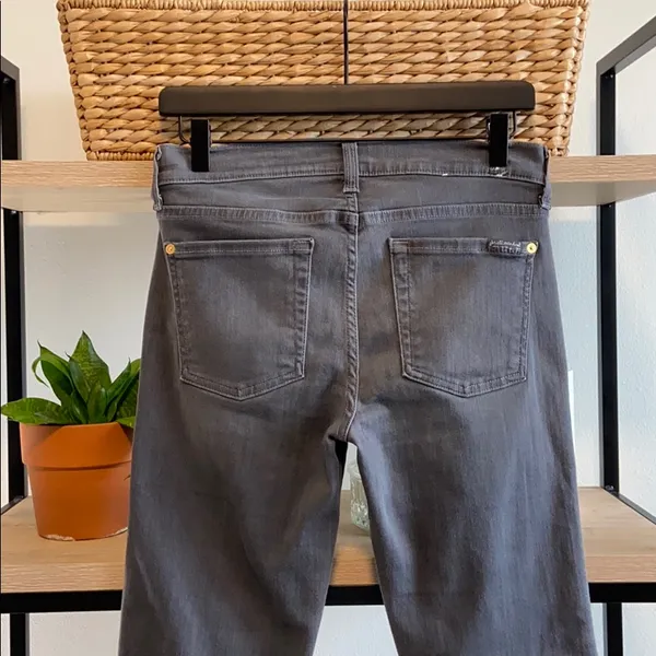 7 For All Mankind Mid-Rise The Slim Cigarette Jeans, 28 - Image 5