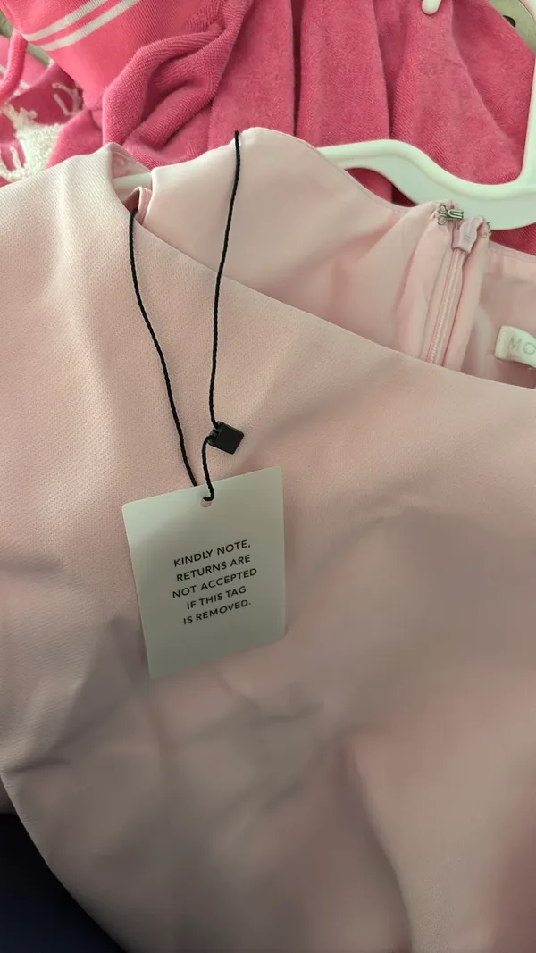 Revolve Mini Dress Pink - Image 4