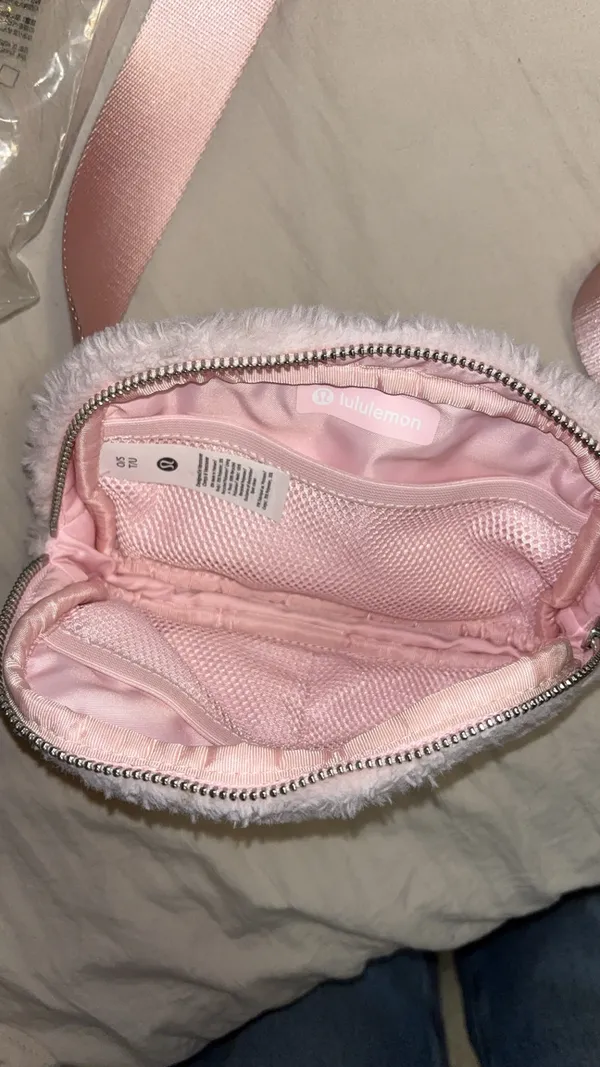 Pink Fleece Lululemon Everywhere Belt Bag - Image 2