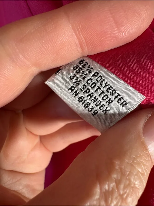 Teri Jon Hot Pink Satin Oversized Blazer Jacket Womens 12 Preppy Barbie Classic - Image 8