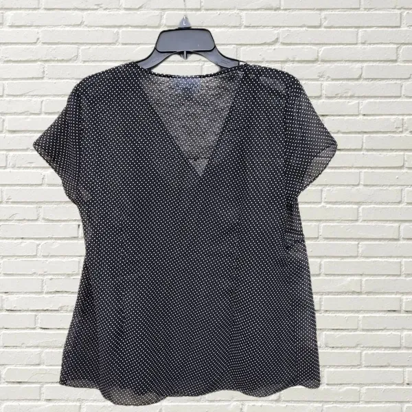 Motherhood Maternity polka‎ dot blouse - Image 2