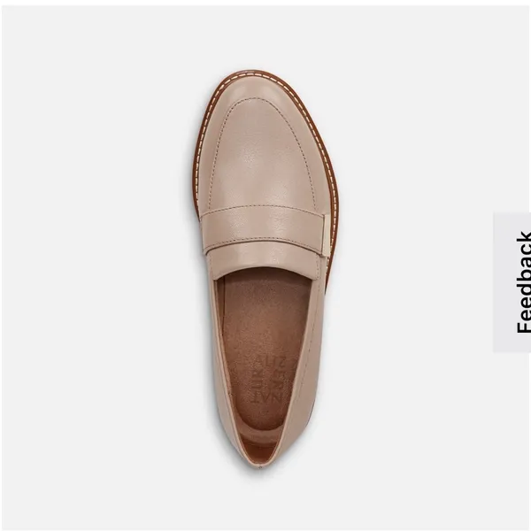 New! NATURALIZER 'ADILINE' WARM TAN GENUINE LEATHER LOAFERS WOMEN'S SIZE‎ 7.5 W - Image 4