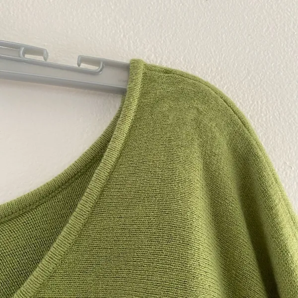 Avenue Ribbed Dolman Sleeve Sweater New with Tags Size 26/28 Green - Image 6
