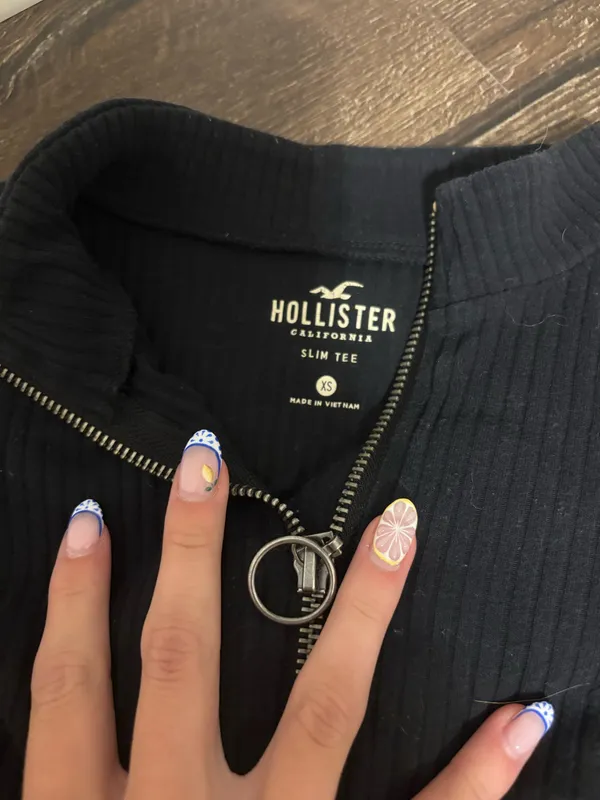 Hollister Crop Top Quarter-Zip - Image 2