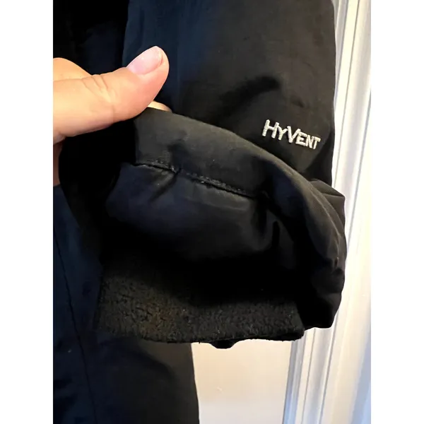 The North Face hyvent jacket women's long puffer Size M Black - Image 9