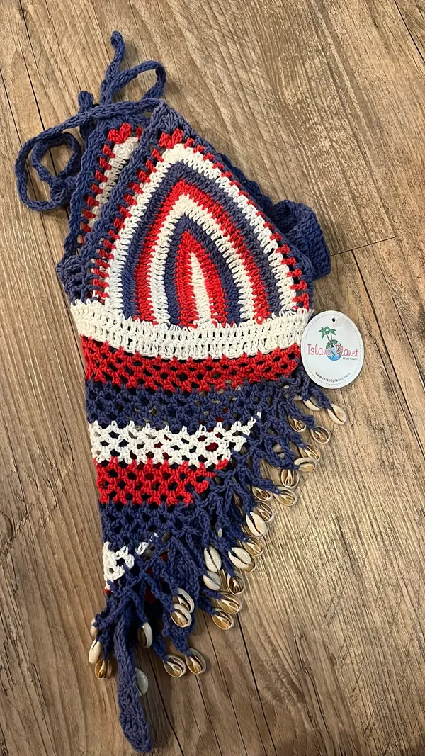 Island Planet Crochet Top - Image 3