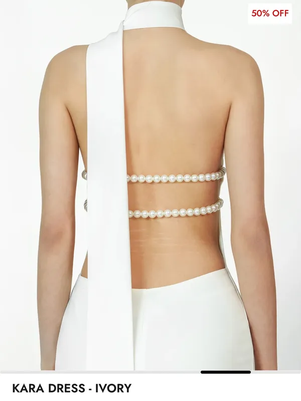 Khanums Kara dress White - Image 4