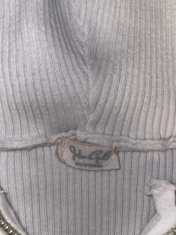 Cropped Zip-Up John Galt Hoodie - Image 2