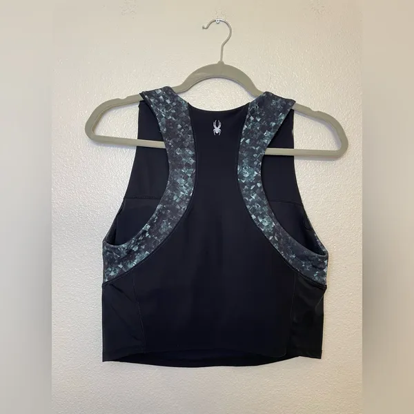Spyder Women’s Active Black Activewear Sport Bra Top Size L‎ - Image 5