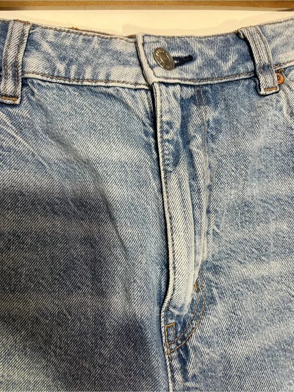 American Eagle Outfitters Light Blue baggy mom short size 12 - Image 5