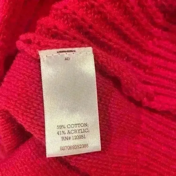 Women’s Red S.O. Sweater Size XL - Image 5
