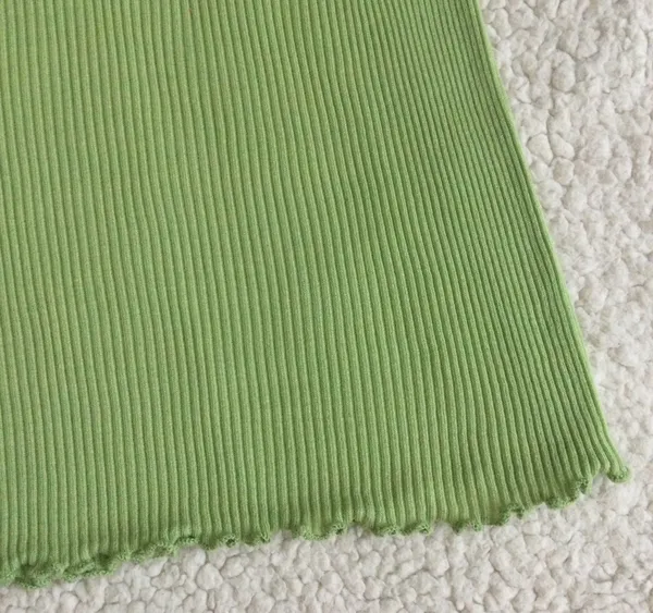 Angels Vintage Y2K Ribbed Lace Green Tank - Sz Medium - Image 6