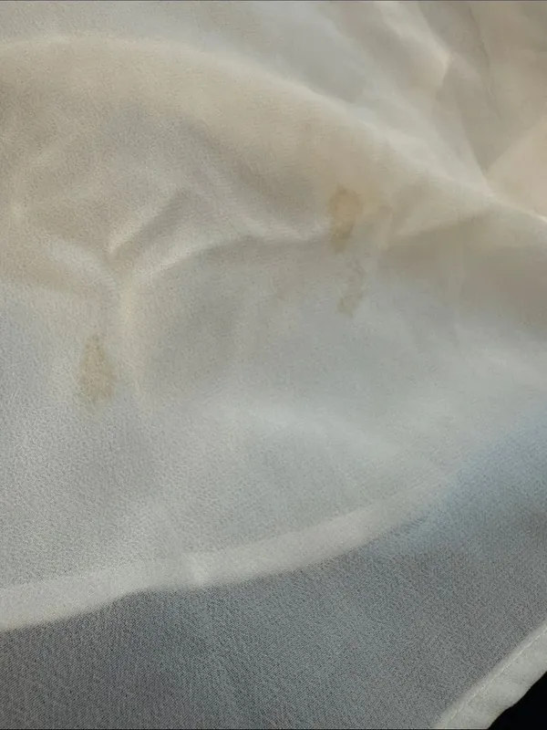 Source Unknown Blue Silk Chiffon Dress Vintage 0 - Image 8