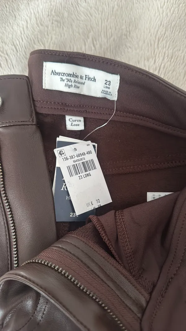 Abercrombie Leather Pants - Image 3