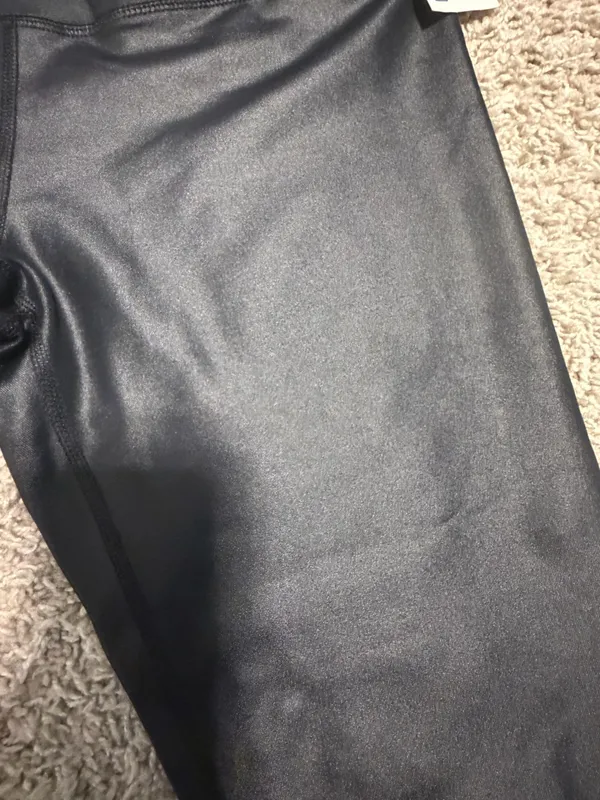 90 Degrees by Reflex Net Medium Black Leggings with a sheen - Image 4
