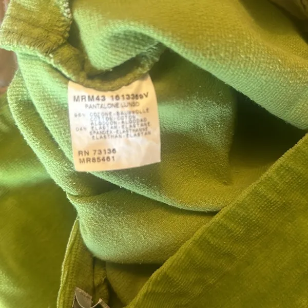 Marina Rinaldi size 17 (US 10) green corduroy pants but flare cute euc - Image 6