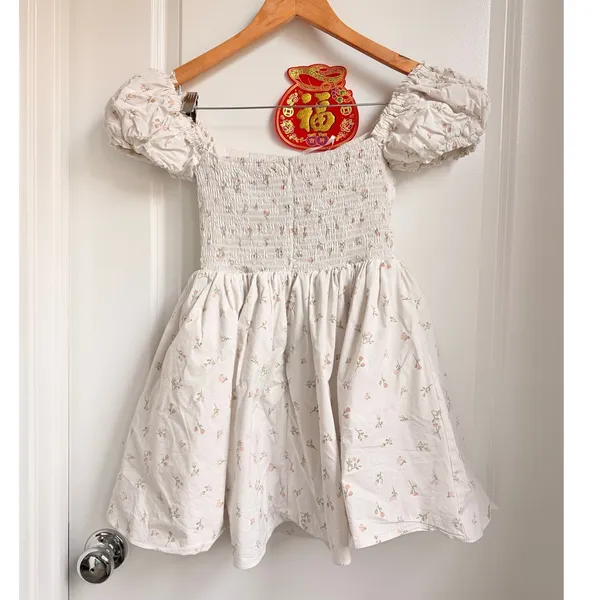 Babyboo Penelope Milkmaid Mini Dress Tea Party Bridgerton Small‎ Spring Summer - Image 6