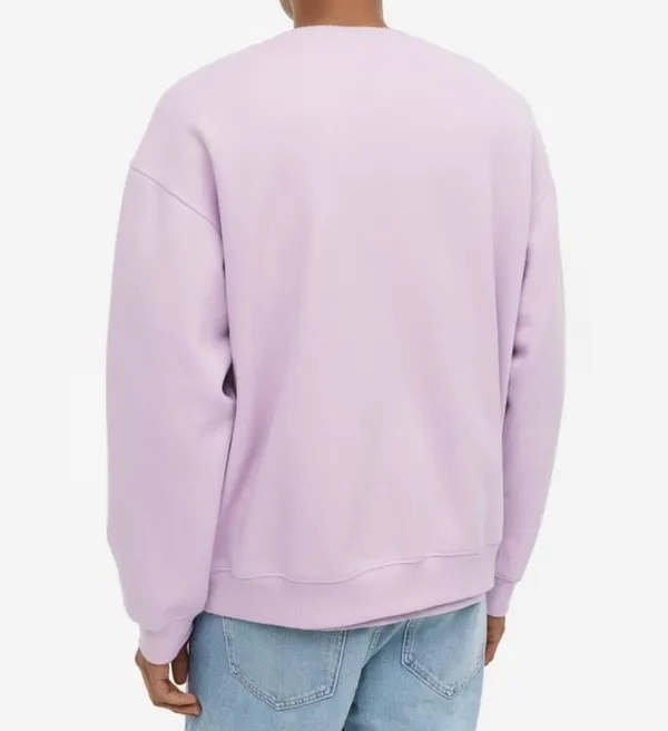 H&M light purple unisex relaxed fit crewneck - Image 2