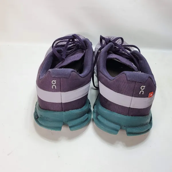 On Cloud Cloudflyer Running Shoes Womens 6.5 Purple Teal Helion CloudTec - Image 6