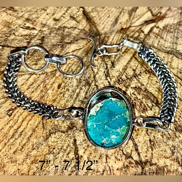 Cloud Mountain Turquoise Bracelet 7” - Image 5