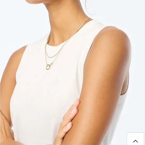 J.CREW Factory Sweater Shell White Medium - Image 2