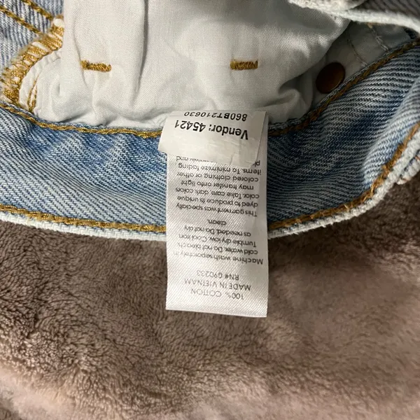 PACSUN Dad Jean Light Wash Denim Distressed Button Fly Women’s 26x29 EUC - Image 6