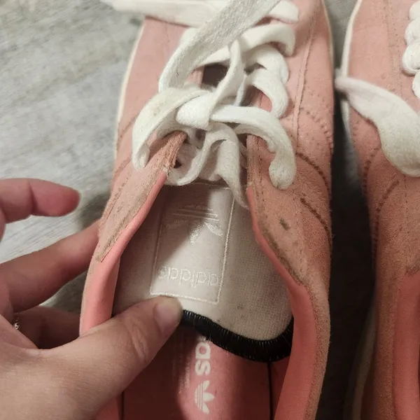 Adidas Pink Campus Sneakers Size 7 - Image 9