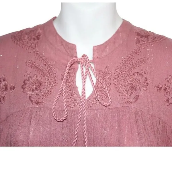 Rachel Zoe Babysoll‎ Peasant Style Blouse - Image 4