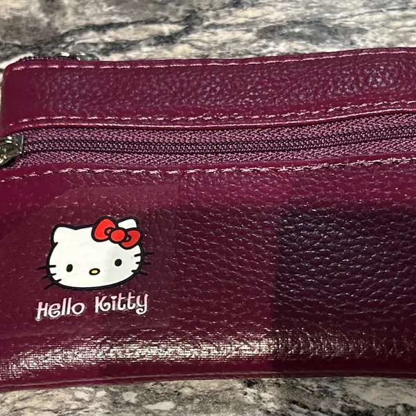 Hello Kitty  Pouch - Burgundy. NWOT - Image 3
