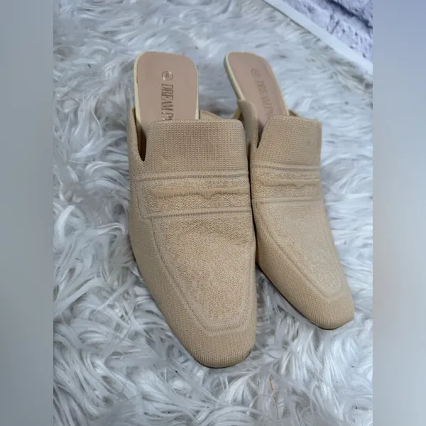 Women’s Knitted‎ Low Heel Muless dream paris Size 8 shoes - Image 4