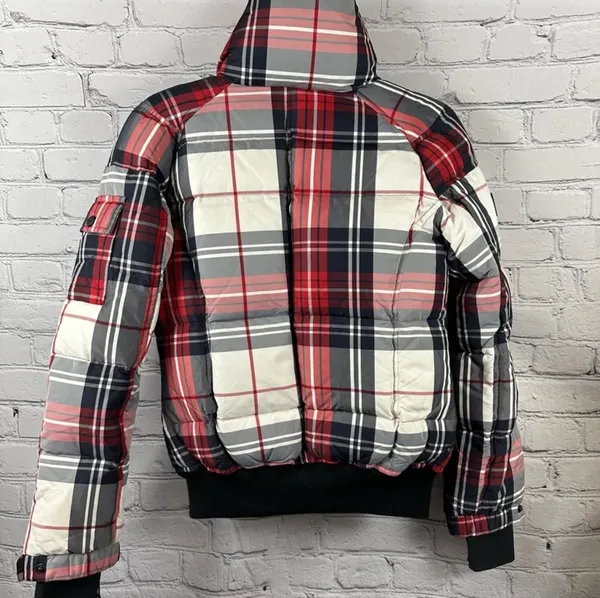 SAM. Freestyle Down Bomber Jacket Alpine Plaid Wind & Water Resistant XS NWT - Image 5
