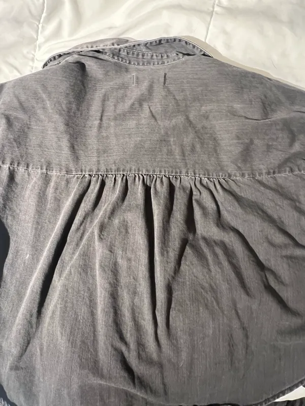 Madewell Denim Short Sleeve Button Up - Image 3