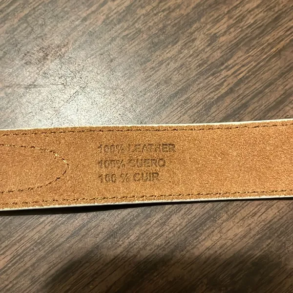 Urban Outfitters Small Leather Cassidy Beaded Western Belt - Image 6