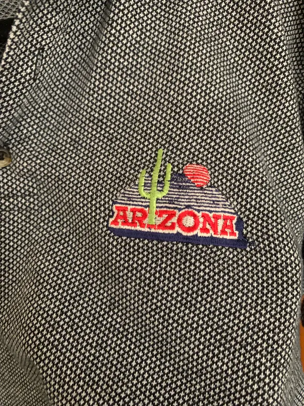 Vintage Embroidered Cropped Polo Multiple Size M - Image 3