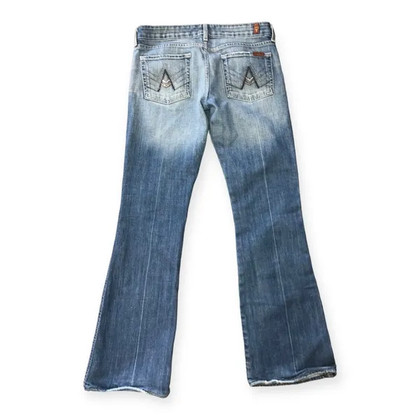 7 for All Mankind Womens medium wash bootcut jeans - Image 6