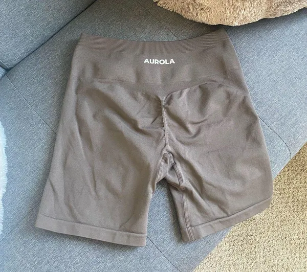 Aurola seamless mocha shorts Gray Size M - Image 4