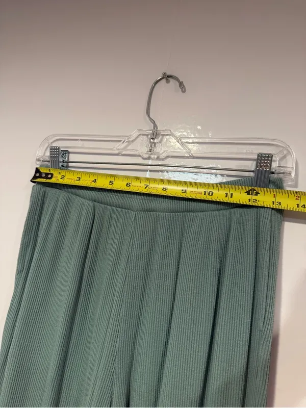 Alo ribbed Sage Green Lounge‎ Pants - Image 5