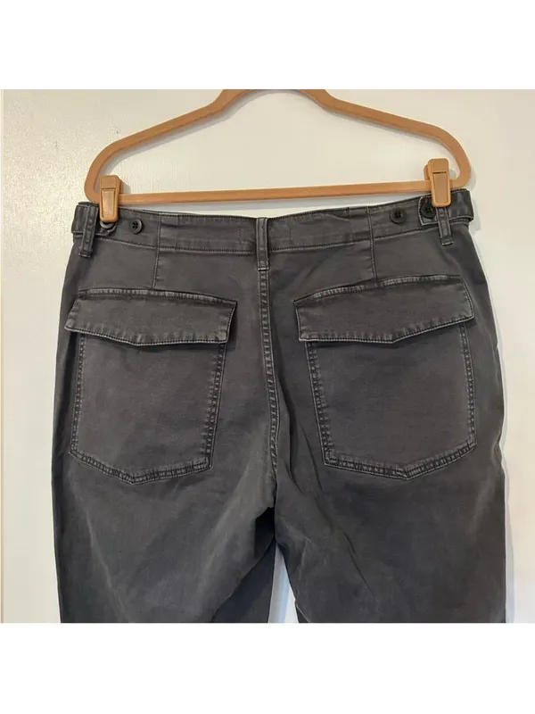 Madewell Slim Straight Utility Pant Gray Womens 31 - Image 5
