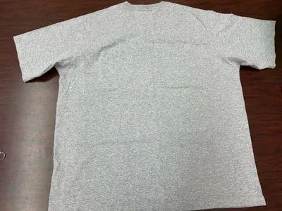 Carhartt Light Heather Grey Mens Loose Fit Short Sleeve Shirt Size 2XL - Image 3