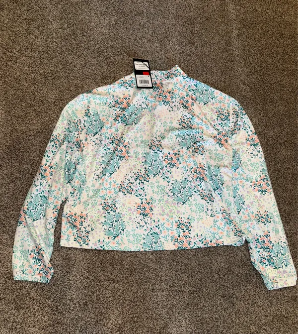 Bad Birdie Women's UV Long Sleeve Quarter-Zip - Spring Has Sprung - Image 4