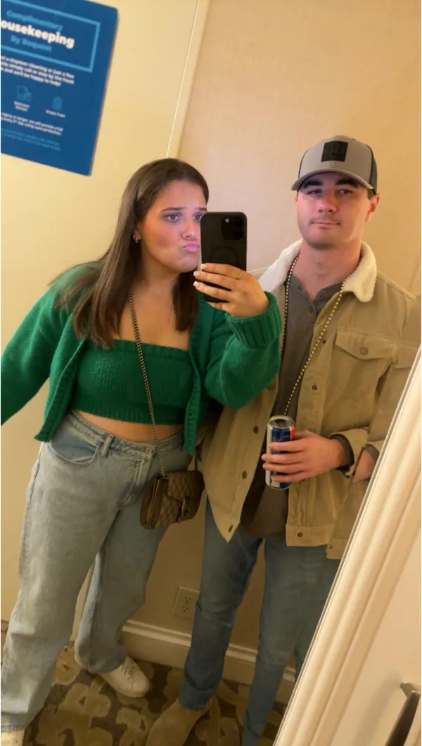 Two piece cardigan set Green Size L - Image 4