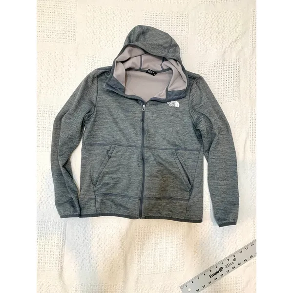 The North Face medium hooded full zip fleece coat jacket SP 3408 - Image 7