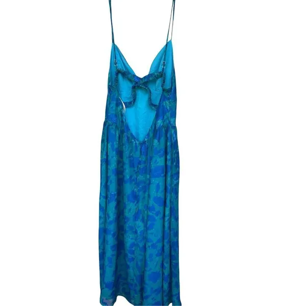 NWT Hello Molly Fresh Nectar Midi Dress Blue Size XL (14) - Image 4
