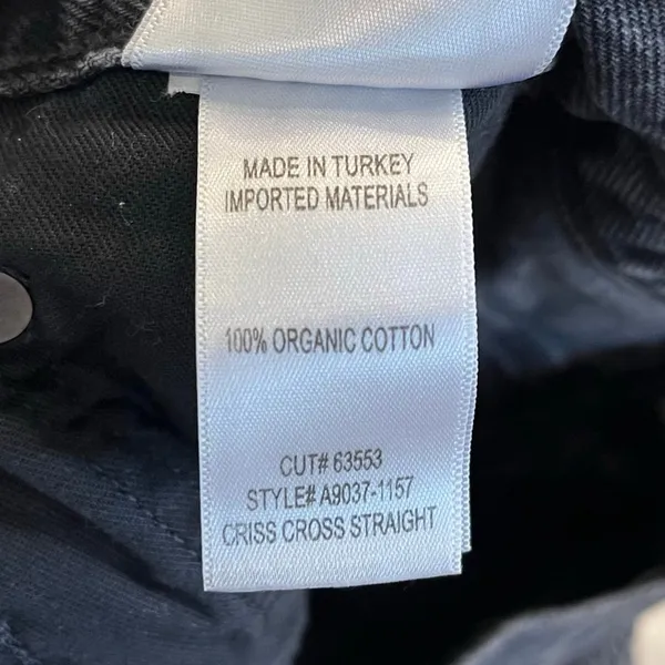 Agolde‎ Criss Cross Straight Jeans in Shambles size 26 - Image 9