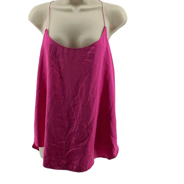 Victoria’s Secret Racerback Camisole Top Popping Pink Womens Size Xlarge - Image 2