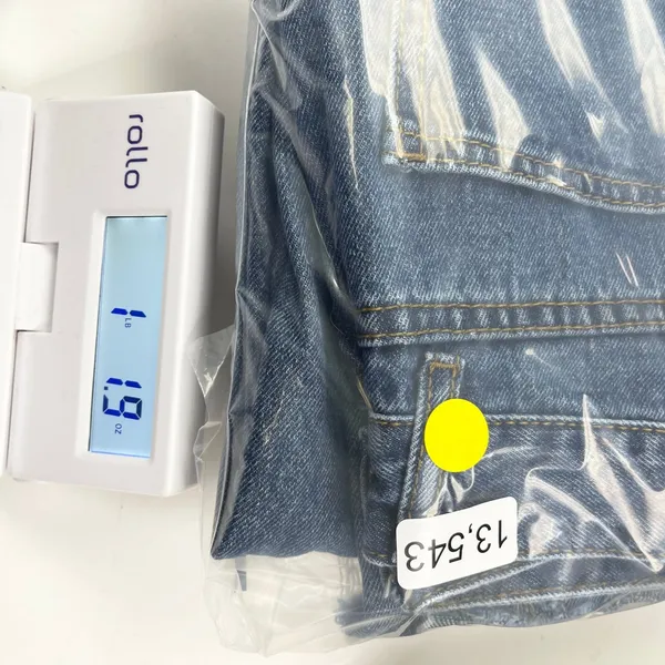 Barrel Leg Women Jeans‎ XS Y2K High Waisted Raw Hem Grunge Indie Go See Shein - Image 10